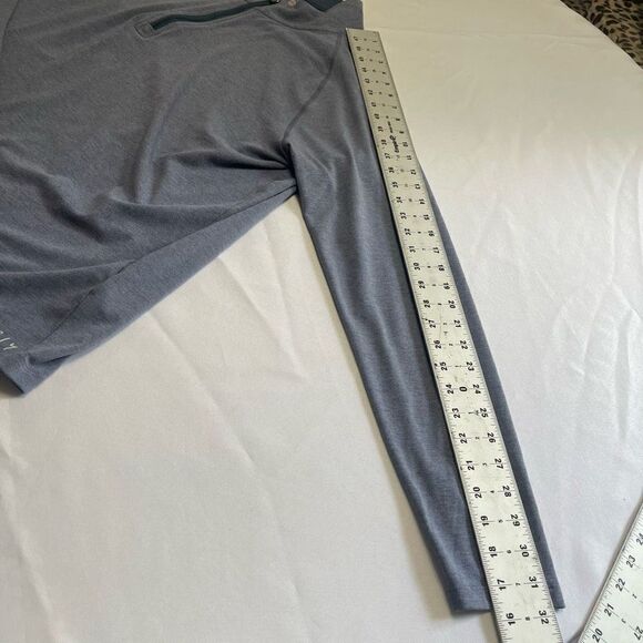 Free Fly Sweater Quarter Zip Pullover Mens 2X Blue Performance Bamboo - Picture 5 of 7